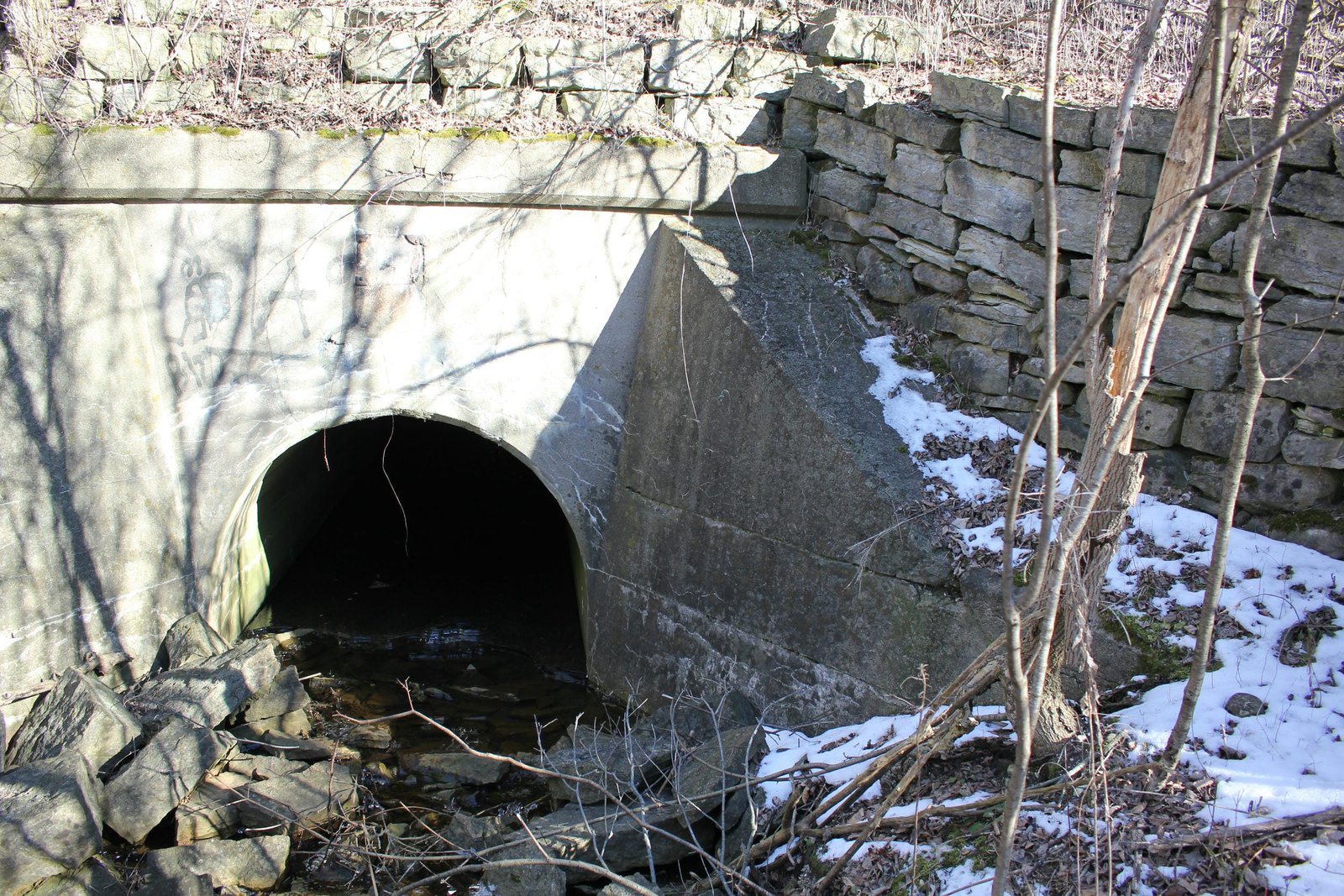 East abutment